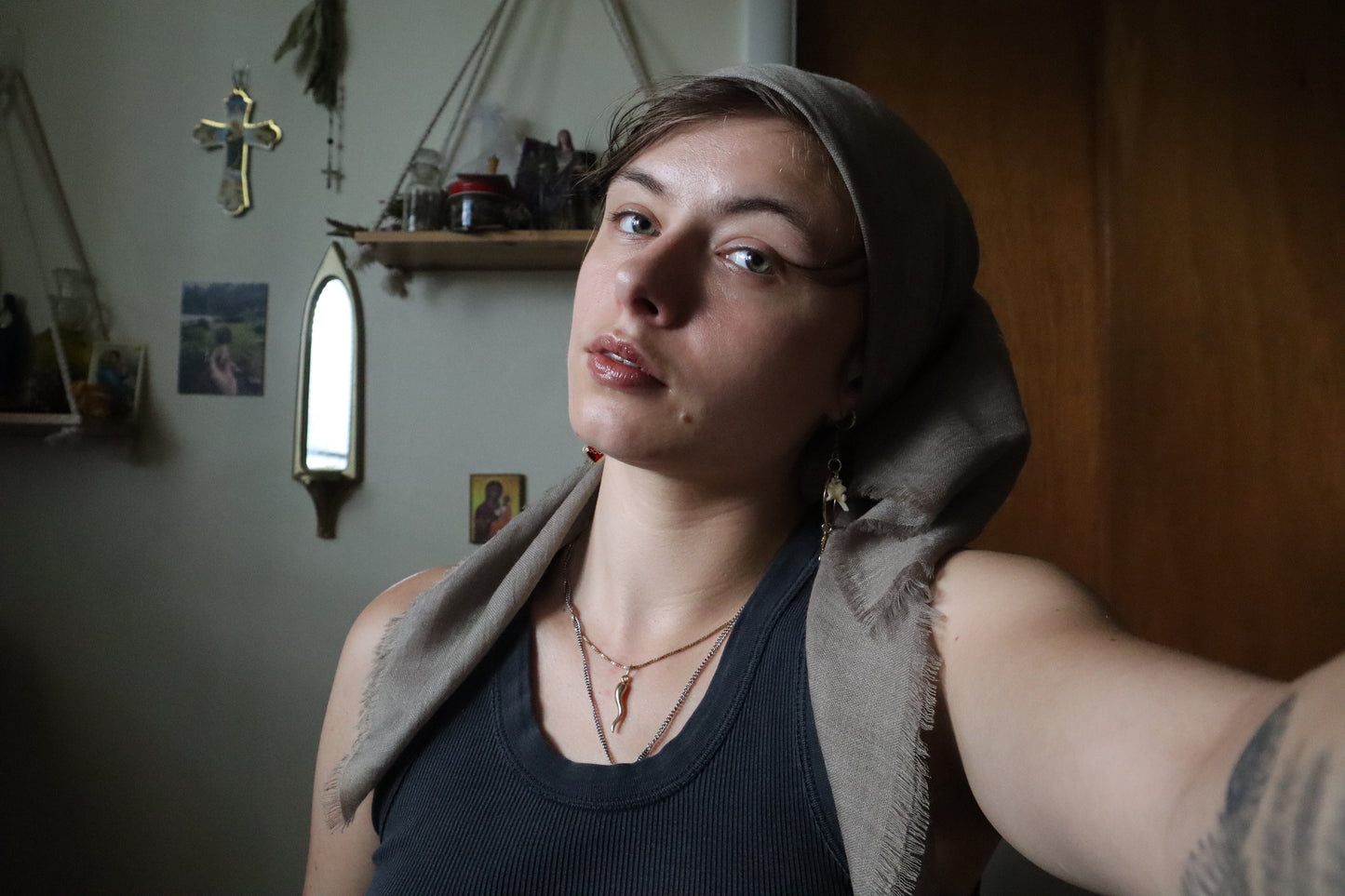 Crescita - Embroidered Intention Veil