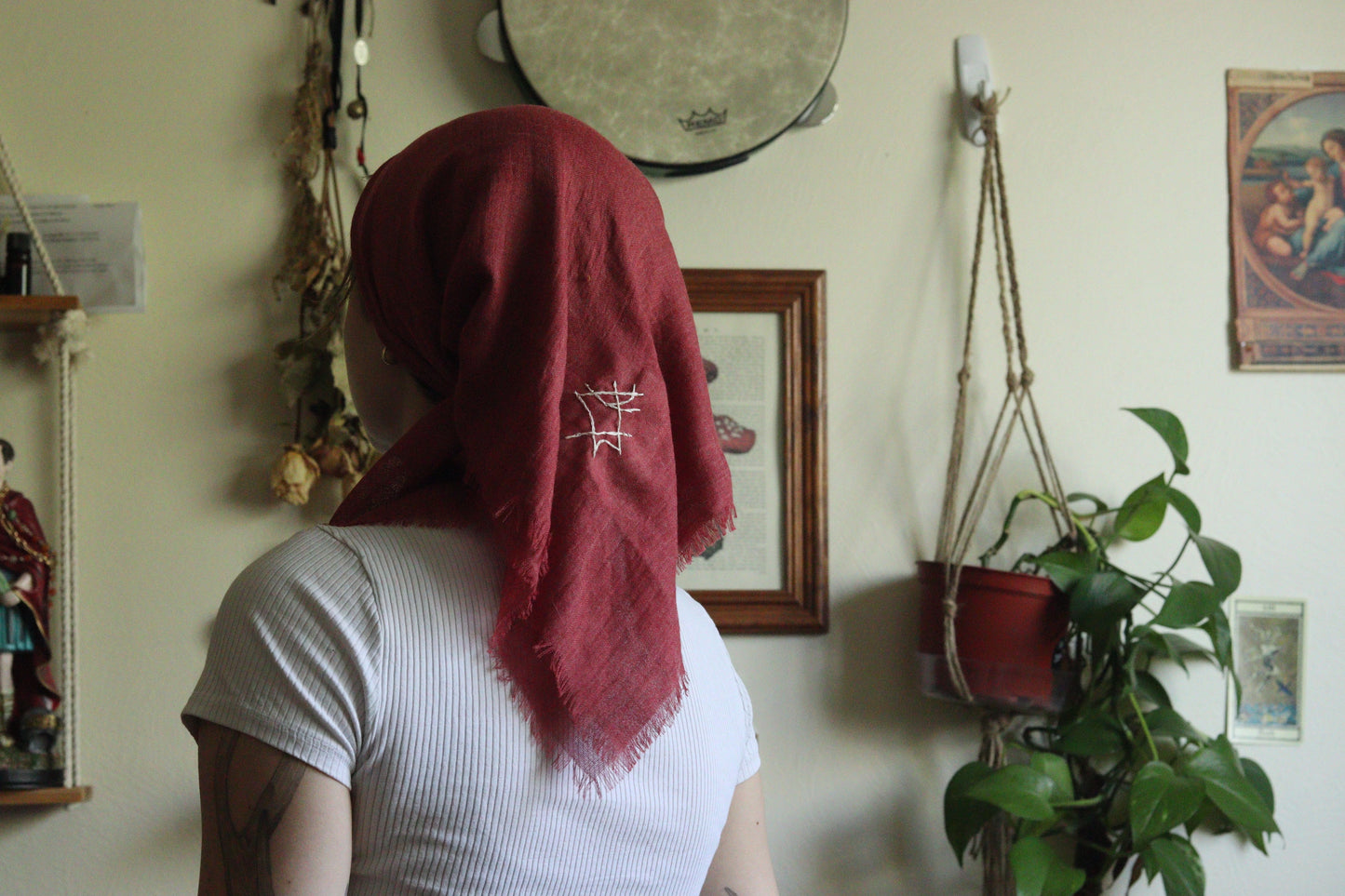 Crescita - Embroidered Intention Veil