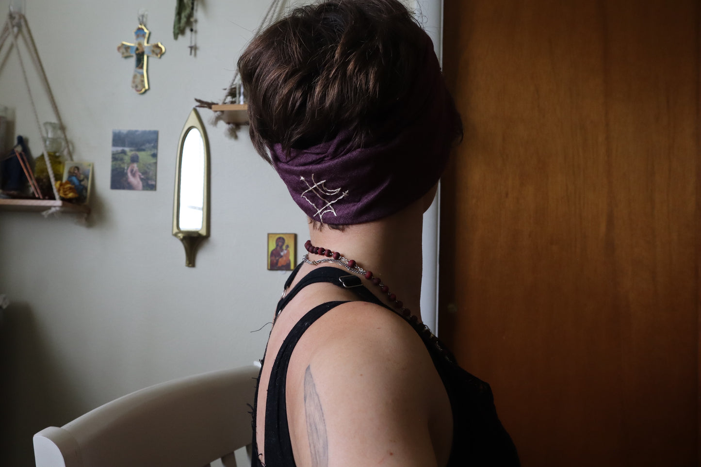 Traveler's Blessing - Embroidered Intention Veil