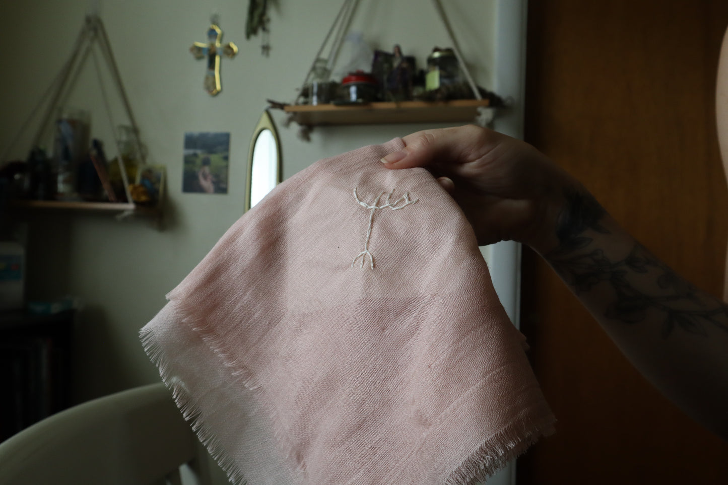 Prosperity - Embroidered Intention Veil