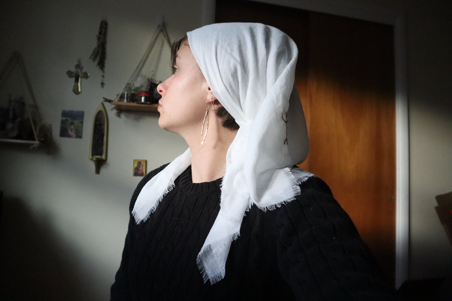 Prosperity - Embroidered Intention Veil