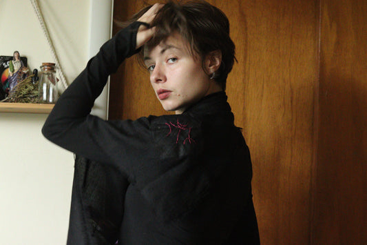 Protection for Protestors - Embroidered Intention Veil