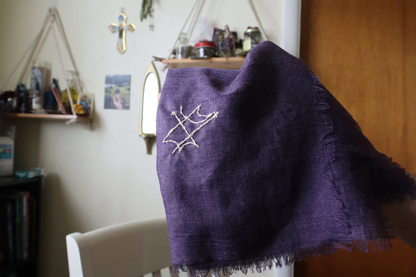 Traveler's Blessing - Embroidered Intention Veil