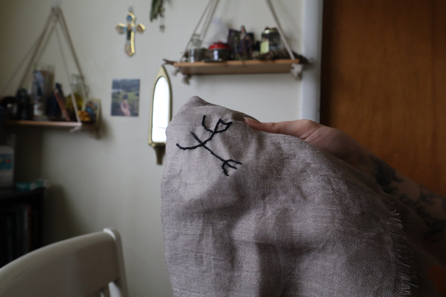 Prosperity - Embroidered Intention Veil