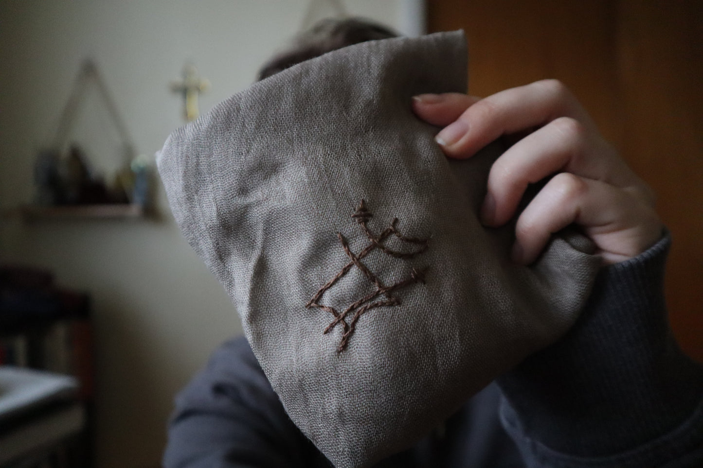 Traveler's Blessing - Embroidered Intention Veil