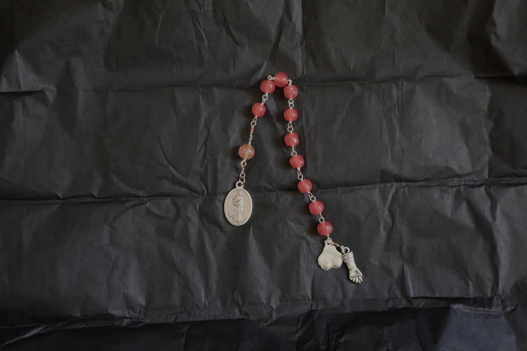 Sant'Agata Pocket Rosary - Saint Agatha Tenner