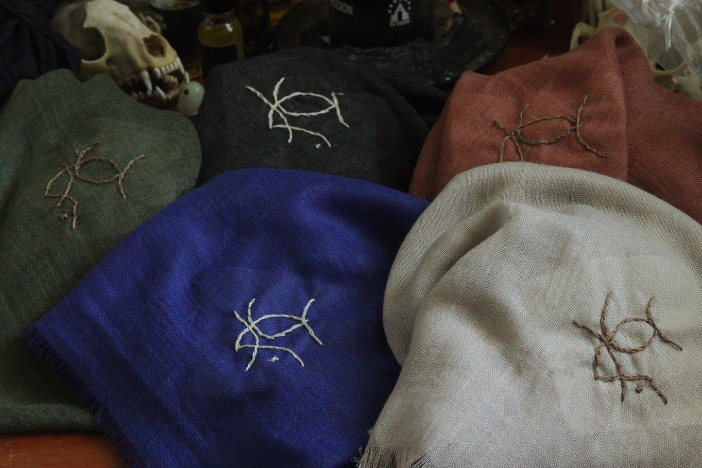 Custom Embroidered Intention Veil