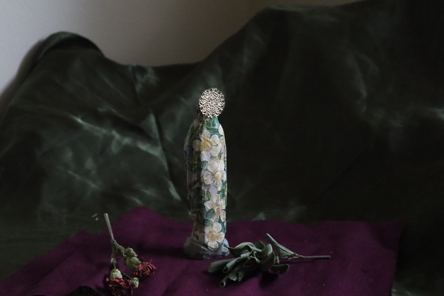 Corniolo Folk Mary Statuette