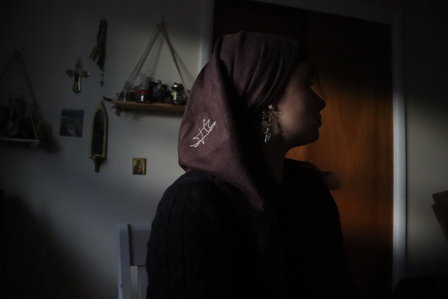 Traveler's Blessing - Embroidered Intention Veil