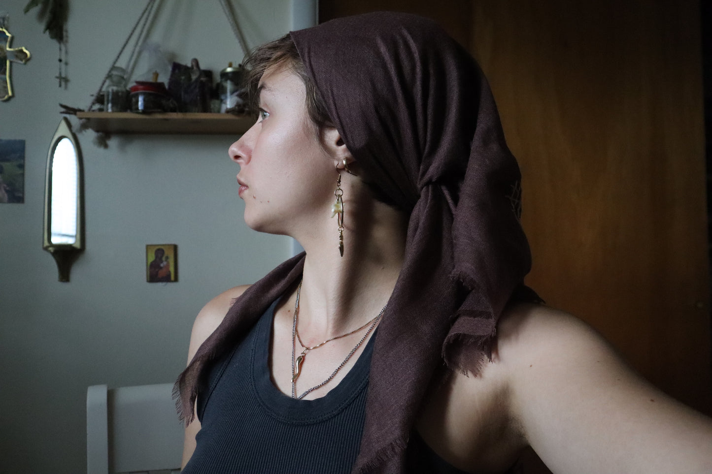 Crescita - Embroidered Intention Veil
