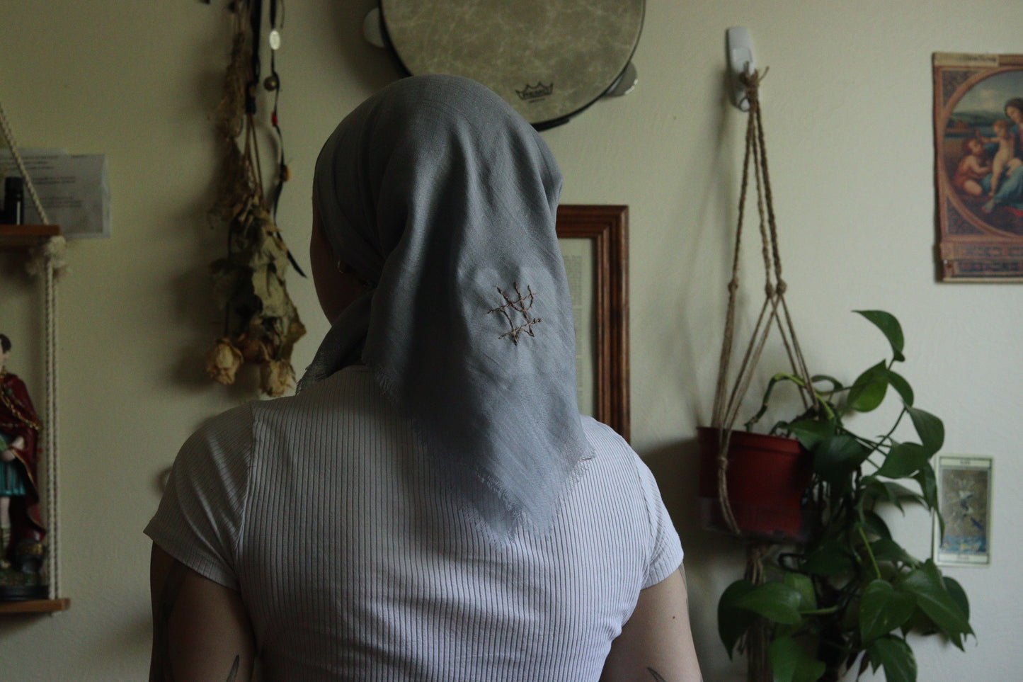 Crescita - Embroidered Intention Veil