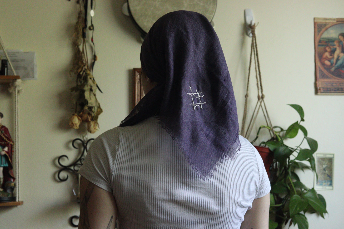 Crescita - Embroidered Intention Veil