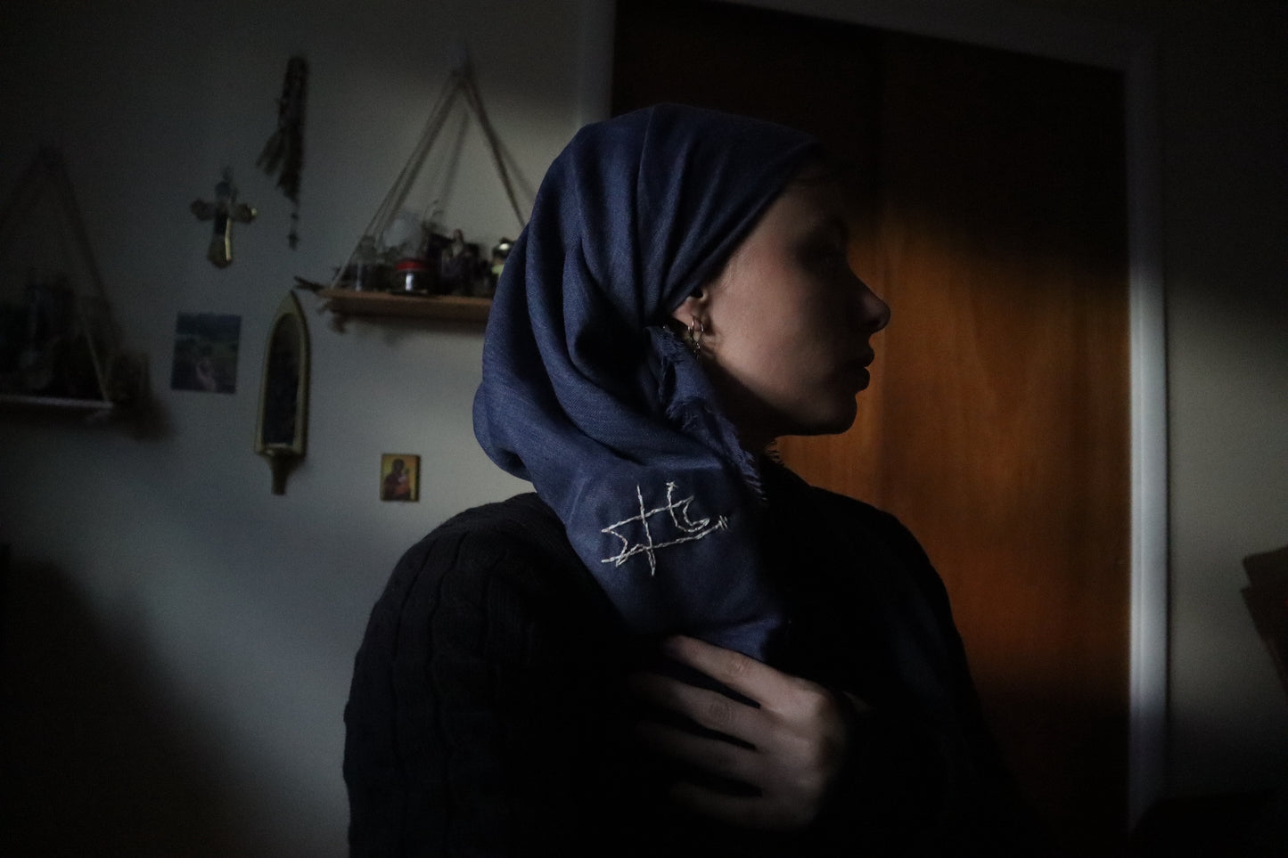 Traveler's Blessing - Embroidered Intention Veil