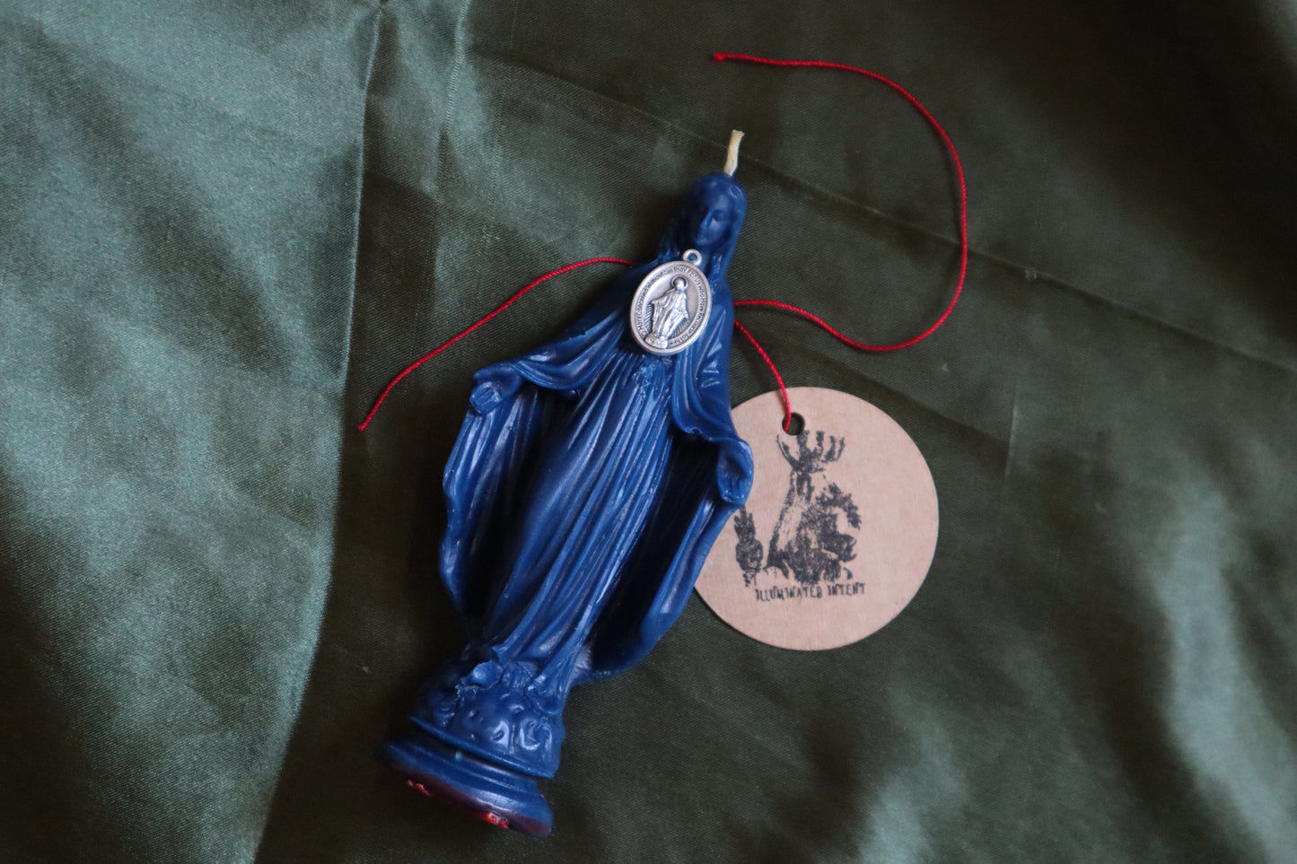 Miraculous Medal Figural Candle