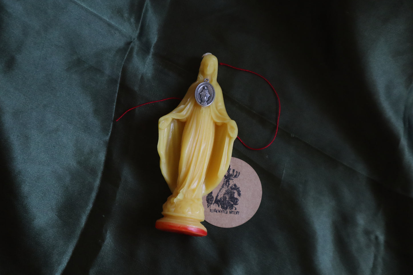 Miraculous Medal Figural Candle