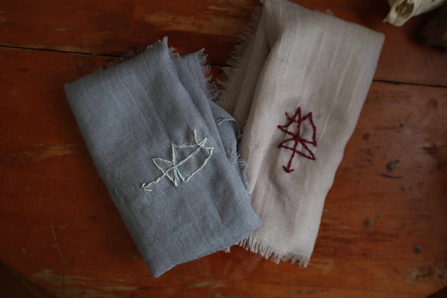 Custom Embroidered Intention Veil