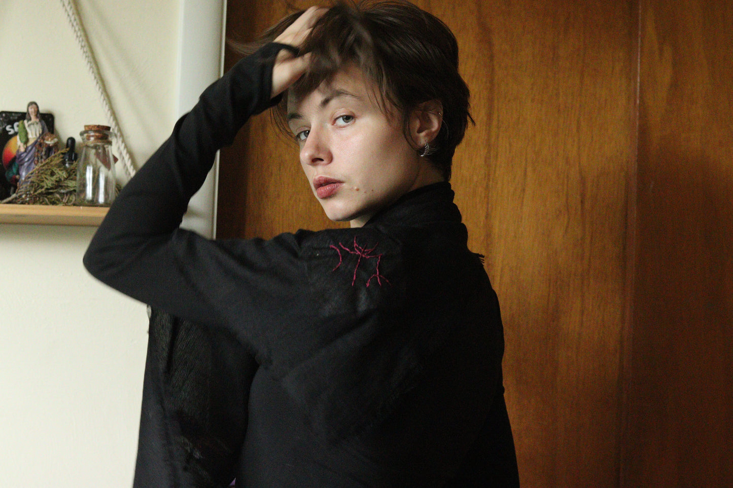 Custom Embroidered Intention Veil