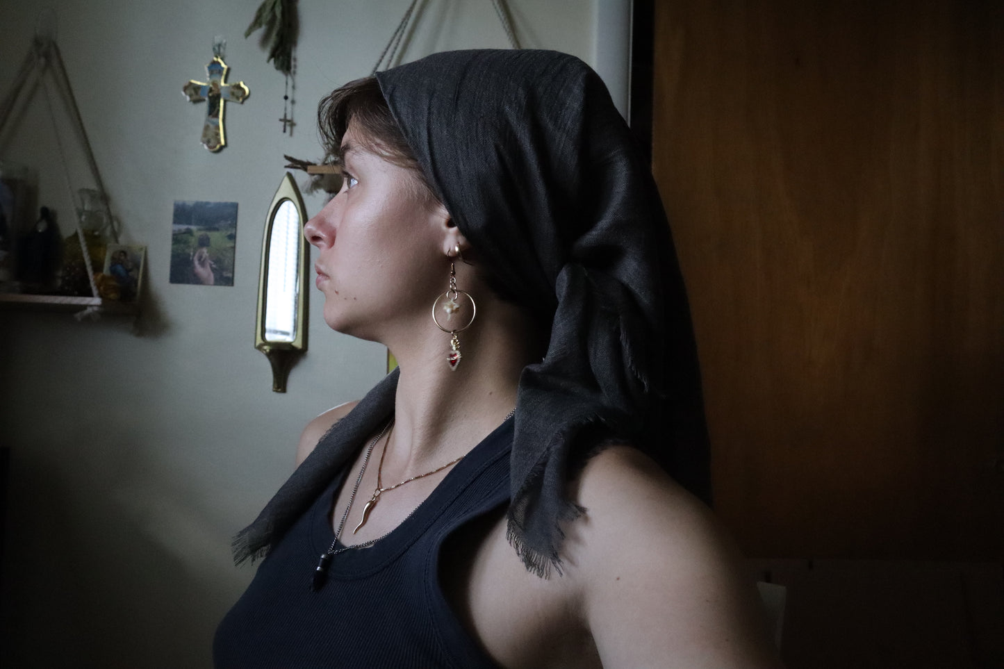 Traveler's Blessing - Embroidered Intention Veil