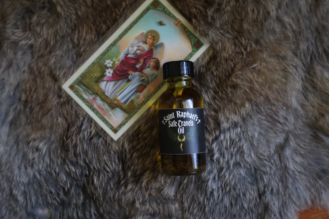 Saint Raphael's Safe Travels Oil