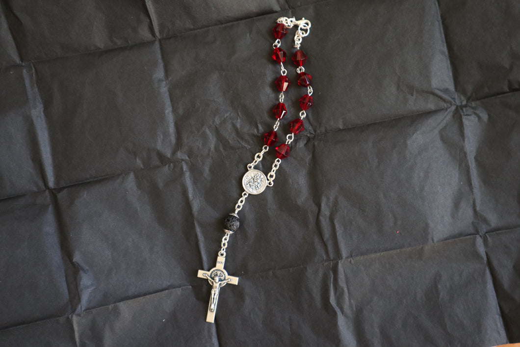 San Benedetto Car Rosary - Saint Benedict
