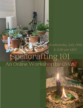 Load image into Gallery viewer, Spellcrafting 101: A CWA Workshop (RECORDING ONLY)

